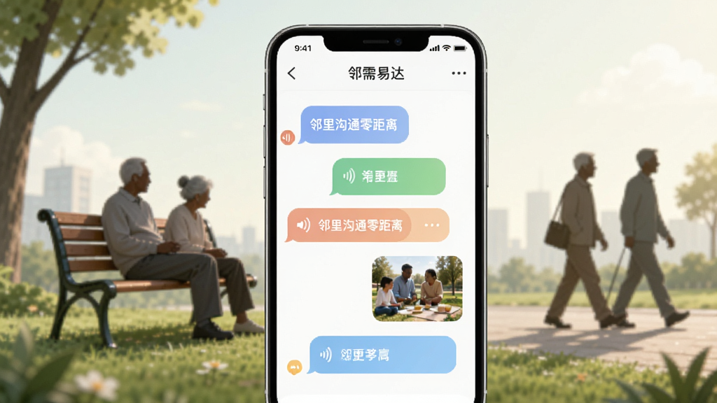 չʾ�������״APP������������棬�ֻ���Ļ����ʾ�Ի����ݡ���������ͼƬ��Ϣ������Ϊ��԰������ɢ���ľ����Ӱ��ͻ�������﹵ͨ����롱���⣬�������Բ�ǿ�Ƭ��ƣ�ɫ����ͣ��Ű�����������ϸ�壬�޶���Ԫ�ء�