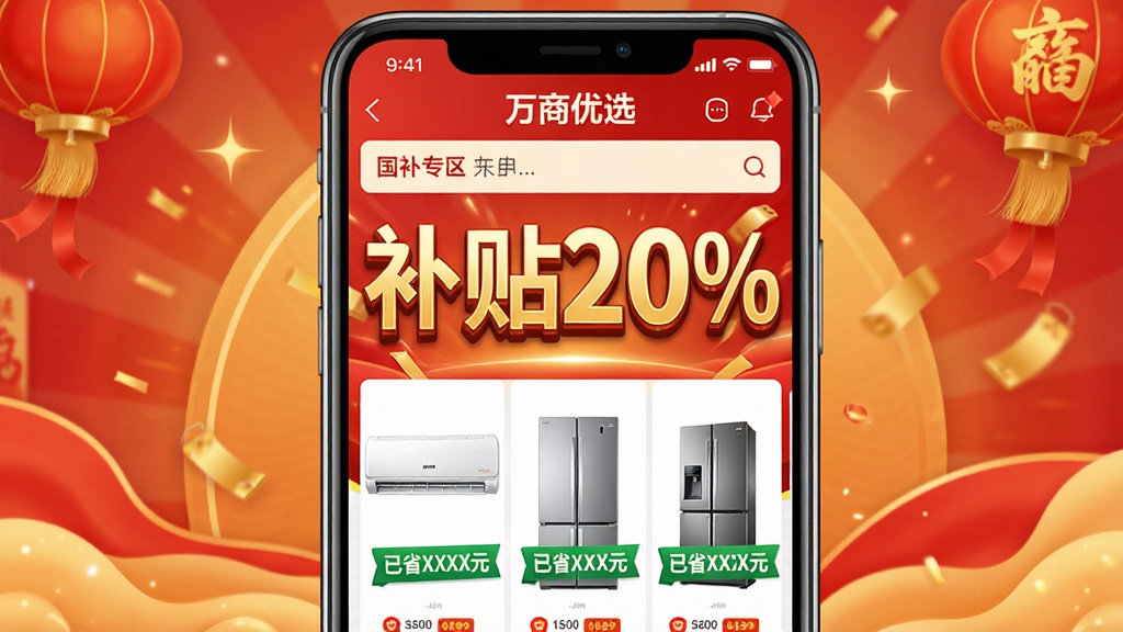 ��������Ϊ��������ѡ���ֻ�APP�еġ�����ר����ҳ�棬����Ϊϲ��ĺ�ɫ����ɫ����ҳ�������С�����20%����ɫ���֣��·�չʾ���յ���������ƷͼƬ�������С���ʡXXXXԪ����ɫ��ǩ�����幹ͼϲ�������������̴�������磬ϸ�ڷḻ�����ʸ��壬�ɾ��޶���Ԫ��