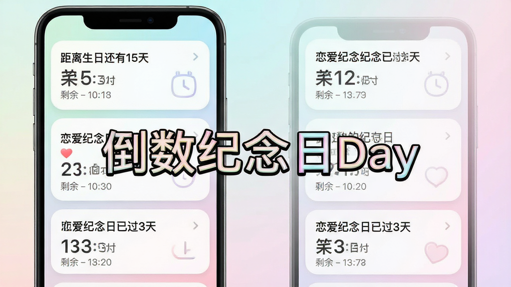 һ��չʾ����������DayӦ��������ĸ����ͼ���������ֻ���Ļ����ʾ�������б����������������ջ���15�족���������������ѹ�3�족�ȿ�Ƭ�����ּ�࣬��ƬԲ����ƣ�����Ϊ���Ž���ɫ���������������ϸ�ڴ���ʾ�������ֺ�ʣ�����������������ɾ����޶���Ԫ�أ�����λ����ʾӦ�����ơ�����������Day�������֡�