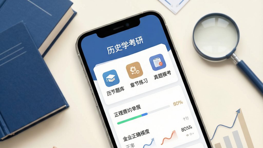 һ��չʾ����ʷѧ���С�APP���Ľ���ĸ�������ͼ������Ϊ�����ֻ���Ļ��д����Ļ��������ʾ����ʷѧ���С�����������б����½���ϰ������ģ������Ҫ����ģ��ͼ�ꡣ���ֲ��þ��й�ͼ���ֻ���΢��б������Ϊ���ŵ��װ�ɫ����������ɫ�鱾��Ŵ󾵵�ѧϰԪ�ء��Ű����ִ���UI��Ʊ�ƽ�����������רҵ������ϸ�ڷḻ��������Ļ��ģ����������������ȷ��ͳ�ơ����ʳ��壬�ɾ��޶���Ԫ�ء�