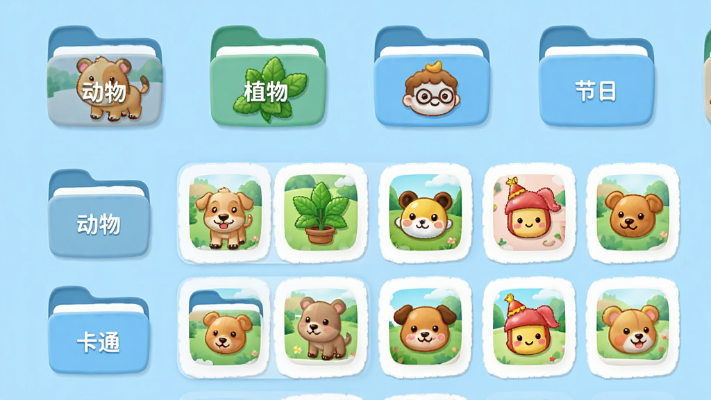 ƴ����Ѷ���APP��ͼ���������棬��Ļ��ʾ����ļ���ͼ�꣬�ֱ��ע�������ֲ�����ͨ�������ա������ƣ����һ���ļ��к��ڲ�չʾ����ͼ���񣬽�����ÿ�Ƭʽ��ƣ�����Ϊǳ��ɫ��ͼ��Բ�󣬻����������ɾ��޶���Ԫ��