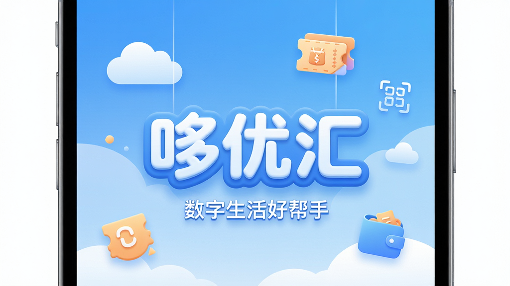 ��������չʾ���Ż�APP���������棬��������ˬ�����׽���Ϊ��ɫ��������������Բ��ġ����Ż㡱�����ֱ꣬�ֱ��·��С���������ð��֡��ı��������׺��ӯ���ƶ�ͳ��������ͼ�꣨�ɷѡ��Ż�ȯ��ɨ�롢Ǯ���������岼�ּ�����������ִ���ƽ����ϸ��Բ�󣬻��ʸ���ɾ����޶���Ԫ��