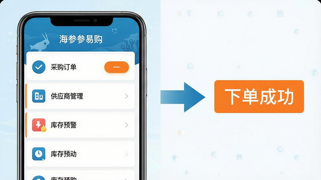���壺�����׹�APP�Ĳɹ��������ܽ����ͼ���������ʾ�⡣���֣����Ϊ�ֻ������б����Ҳศ�����̼�ͷָ���µ��ɹ����������Ű棺���ҷ���ʽ�ṹ������ͼ��������˵����䡣��񣺱�ƽ����ƣ�ɫ���Ժ��������ɫΪ���������ɫ������ť��ϸ�ڣ���������ʾ���ɹ�������������Ӧ�̹������������Ԥ�����Ȳ˵����ֻ������С������׹������ֱ�ʶ�����ʣ�������Ⱦ���ɾ���࣬�޶���Ԫ�ء�