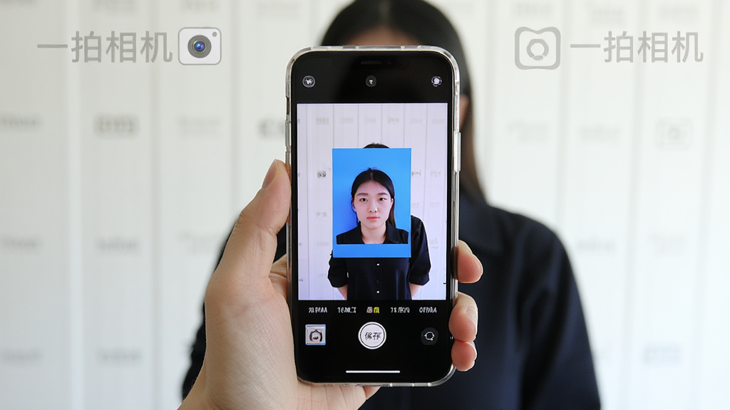 ���壺һ�����APP���ֻ��ϵ�ʵ��ʹ�ó�����һֻ�������ֻ����Ű�ɫ����ǽ���������Ļ����ʾ֤����Ԥ�������֣������ӽǣ��ֻ���Ļ�����ɼ�������վ�ڱ���ǽǰ����������������ࡣ�Ű棺�������չʾ���ֻ����У�����ǽ���С�һ���������logoˮӡ�������ʵ��Ӱ�����Ȼ���ߡ�ϸ�ڣ����ﴩ����ɫ���£��ֻ���Ļ������ɫ������һ����ƬԤ�����ײ��С����桱��ť�����ʣ����壬ϸ�ڷḻ������ɾ����޶���Ԫ�ء�