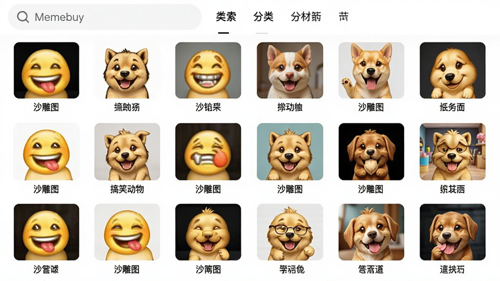 MemebuyӦ�����زĿ�ҳ�棬��Ļ�����������Ŷ��б��������ͼ��ÿ������ͼ�·������ı�ǩ����