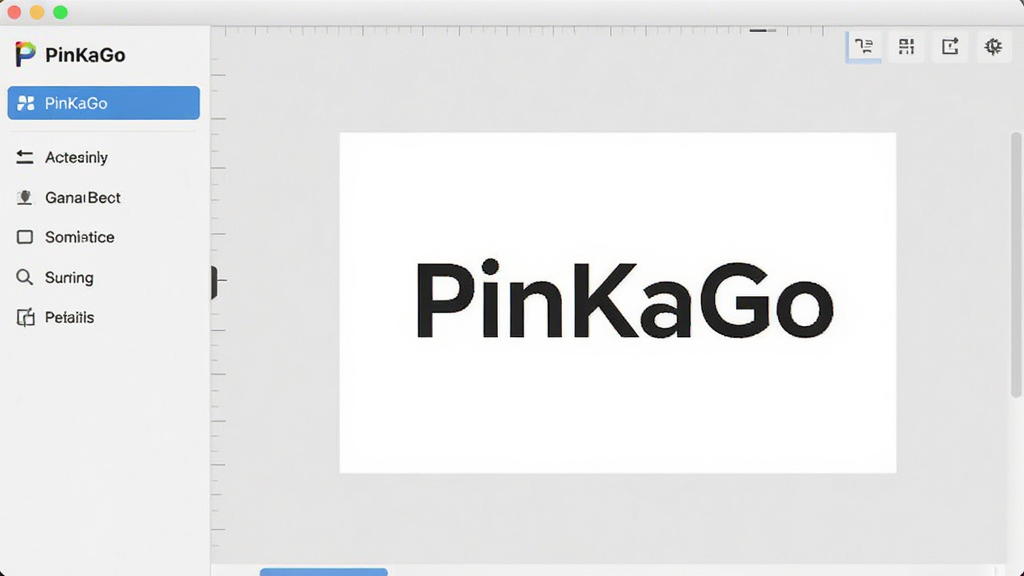һ��չʾPinKaGo����������ĸ����ͼ�����沼�ּ�࣬���Ϊ���ܵ��������Ҳ�ΪͼƬ�༭Ԥ����������Ϊǳ��ɫ����ͼƬ����ʾ��PinKaGo��Ʒ���������������ִ����ɾ������ʸ��壬�޶���Ԫ��