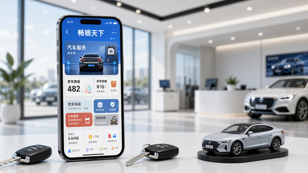 һ��չʾ�����ֻ���Ļ�г�������APP����ĸ�������ͼ��������ʾ�������������̳ǡ��Żݻ��ģ�飬�ֻ��Ա߰ڷ��ų�Կ�׺;��³�ģ������Ϊ������Լ���ִ������������ģ�������ɾ�רҵ��ͻ�������Ƽ��У�����������ɫ�����죬�޶���Ԫ�ء�