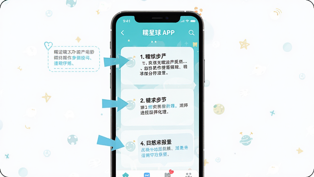 չʾŴ����APP��ʹ�ý̳̽��棬����Ϊ�ֻ���Ļ�еĲ�������ָ�������ֲַ���չʾ���Ű�ͼ�Ľ�ϣ�����࣬ϸ�ڰ�����ͷ��ע����ʾ�򣬻����������ɾ��޶���Ԫ��