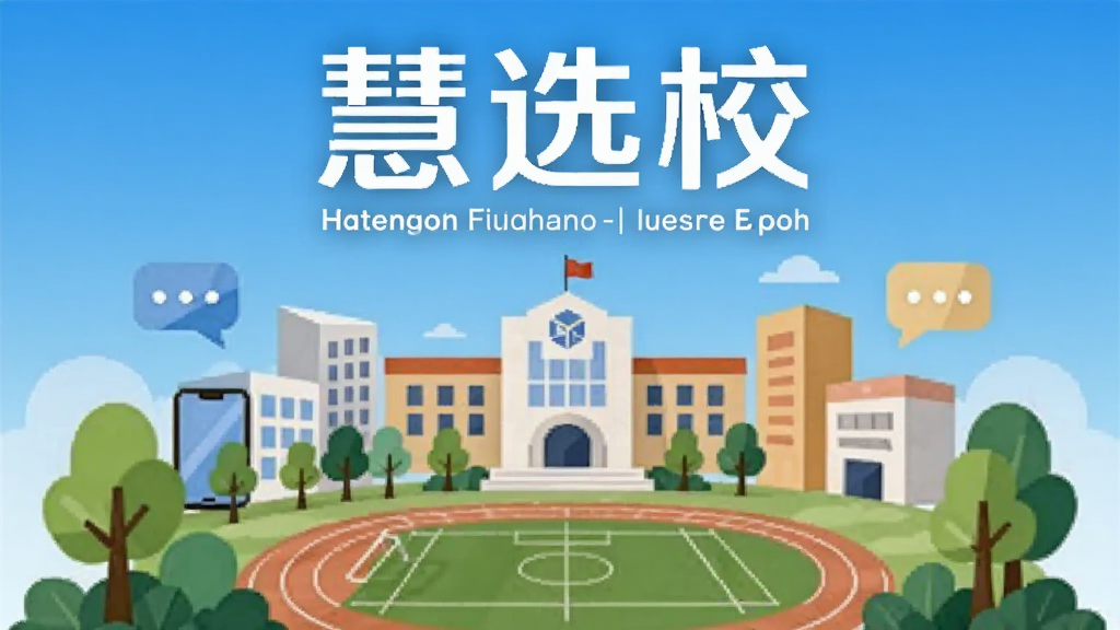 ͼƬ����Ϊ����ѡУ��Ʒ�Ʊ�ʶ��У԰�����ںϵ��Ӿ����棬���ֲ�������Գƹ�ͼ���Ϸ�չʾ����ѡУ����Ӣ�����ƣ��·�Ϊ���󻯵�У԰�������������ƵĲٳ�������������ɫ������ƽ���廭��ϸ�ڰ����鱾���ֻ����Ի����ݵ�Ԫ�أ����������ɾ����޶���Ԫ�ء�