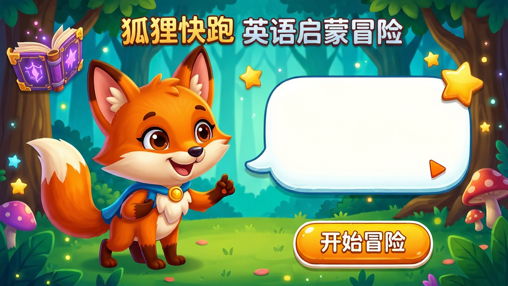 ���������һ���ͯӢ��ѧϰӦ�ã�������ħ��ɭ��Ϊ������һֻ�ɰ��ĺ����ɫ���������ӽ��л����Ի����������������ͨ�磬���Ӿ����俨ͨ���ꡢħ���鱾������Ԫ�أ���������ÿɰ���������У����Ϊ���������Ҳ�Ϊ�Ի����ݣ��·��С���ʼð�ա���ť������ɾ��޶���Ԫ�أ�ɫ�ʱ��ͣ��ֱ���4K��ϸ�ھ��£��ʺ϶�ͯӦ���г�չʾ����������Ϊ��������� Ӣ������ð�ա���