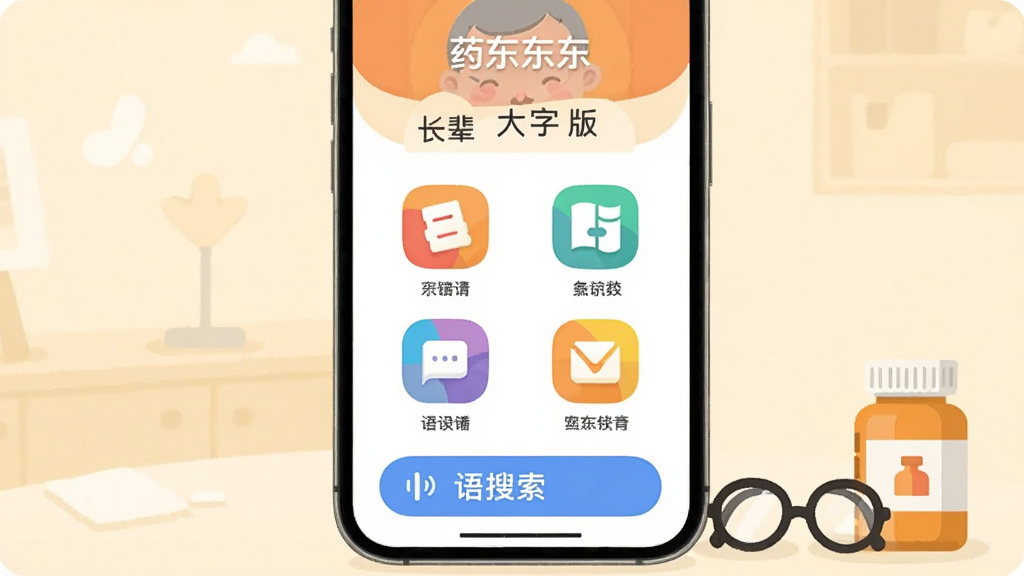 �ֻ���Ļ��ʾҩ����App�ġ��������ְ桱���棬����޴�ͼ��ɫ�����ޣ��ײ�������������ť���Ա����ϻ�����ҩƿ����������ܰ��������ƽ����ƣ��ɾ��޶���Ԫ�ء�