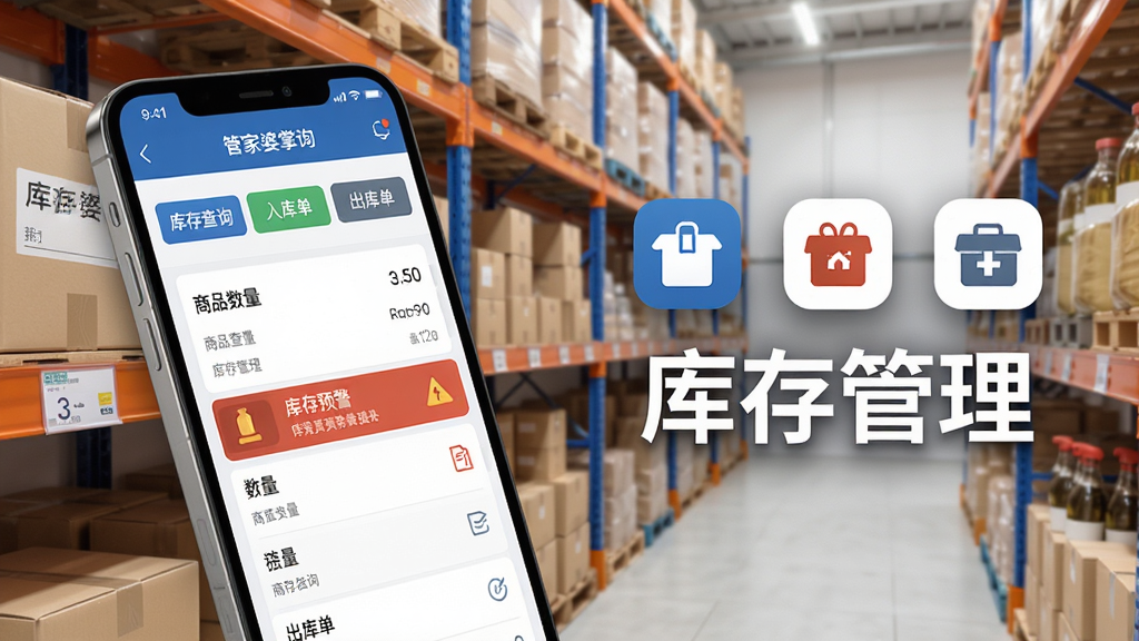 ���壺�ܼ�������ͨ��Ʒ���������棬�ֿ���ܱ�����ǰ��Ϊ�ֻ���Ļ��ʾ����б�����Ʒ���������Ԥ����ʾ�����֣��ֻ������б���ã��Ҳ�������Ʒͼ��͡����������������Ű棺���ܵõ������η��������дʵ���������ִ�����ϸ�ڣ���Ļ�пɼ�������ѯ������ⵥ�������ⵥ����ť��������Ʒ�ڷ����룬��ǩ���������ʣ����壬�ɾ����޶���Ԫ�ء�