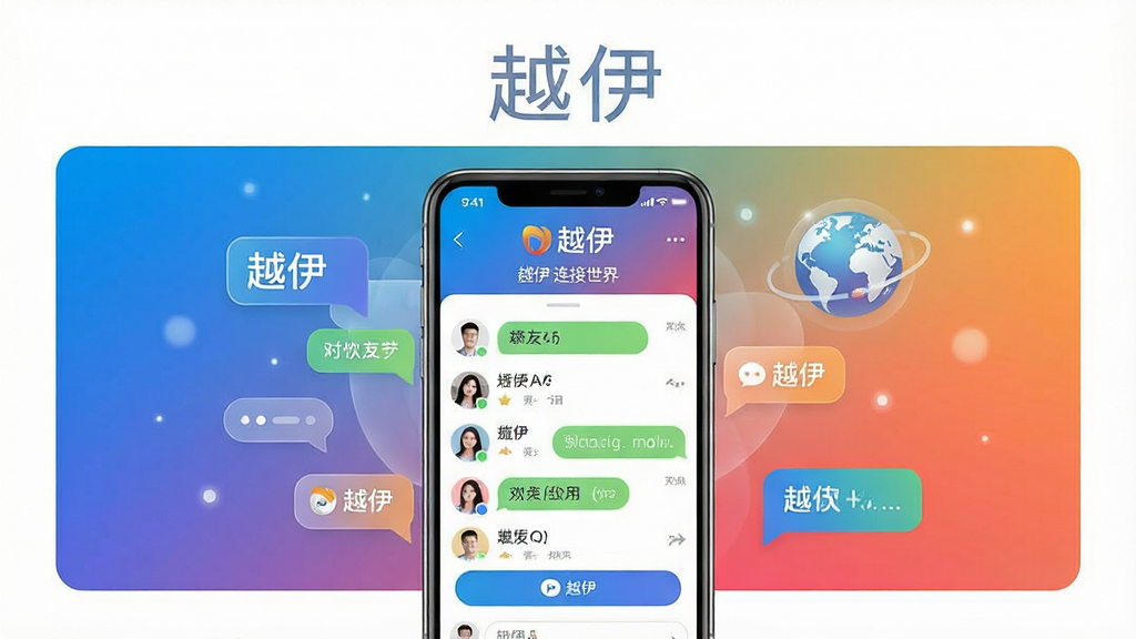 ���壺Խ��APP�Ľ���չʾ���ֻ���Ļ����ʾ������������棬���С�Խ����logo�ͻ�ӭ����֣��ֻ����У�����Ϊ����ɫ�罻Ԫ�أ���Ի����ݡ�����ͼ�ꡣ�Ű棺�ֻ���ͼ���������ף����֡�Խ�������ڶ���������ִ��Ƽ��У�����ͨ͸��ϸ�ڣ�����������ʾ�����б��ͷ��밴ť�����ʸ��塣���֣���Ļ����ʾ��Խ�� �������硱�����ʣ��ɾ��޶���Ԫ�ء�