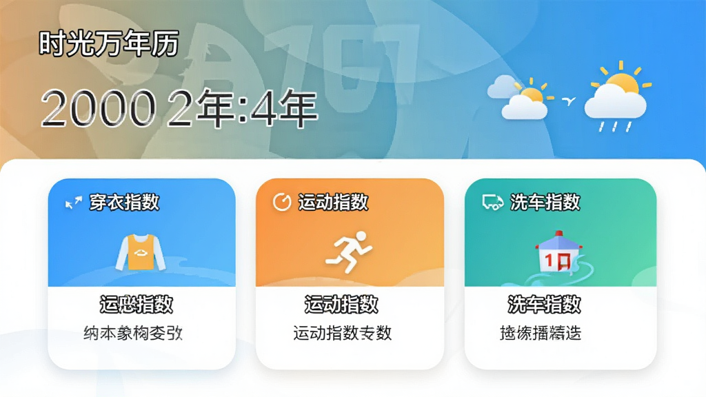 һ���ֻ�Ӧ�ý�������Ч��ͼ��Ӧ������Ϊ��ʱ���������������涥����ʾ��ǰ���ں�����ͼ�꣬�·����������š�����ָ���������˶�ָ��������ϴ��ָ�����ȿ�Ƭ��ÿ����Ƭ����Сͼ��ͼ�̵�������ʾ����������ִ���ɫ���������������룬���ʸ��壬�޶���Ԫ��