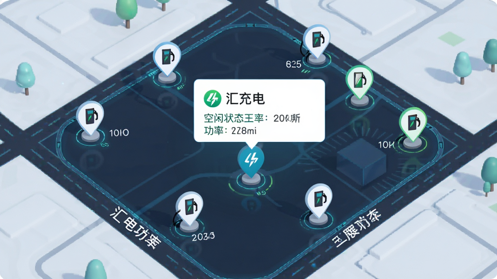 ��������Ϊһ�������Ƽ��еĵ��ӵ�ͼ������λ����ʾ������վ��ǵ㣬����һ��������Ϣ��Ƭ����ע�����硱���ơ�����״̬�빦����Ϣ�����ֲ��ø����ӽǣ��Ű��������죬����ִ���Լ��ϸ�����ֳ��׮ͼ�ꡢ������ֵ����·���ƣ����ʸɾ�ͨ͸���޶������