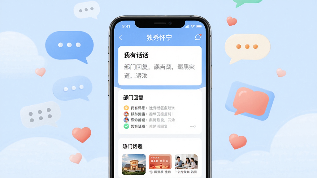 չʾ���㻳��APP�����������Ľ���Ԥ��ͼ������������һ���ֻ�����Ļ��ʾ�����л�˵���������Żظ����������Ż��⡱�Ȱ�顣����ʹ����͵�ǳ��ɫ�����жԻ����ݡ����ĵ�ͼ��Ԫ�أ����ֽ�������ů�ķ�Χ���������������죬UI�����Ѻã����ʸɾ����޶���Ԫ�ء�