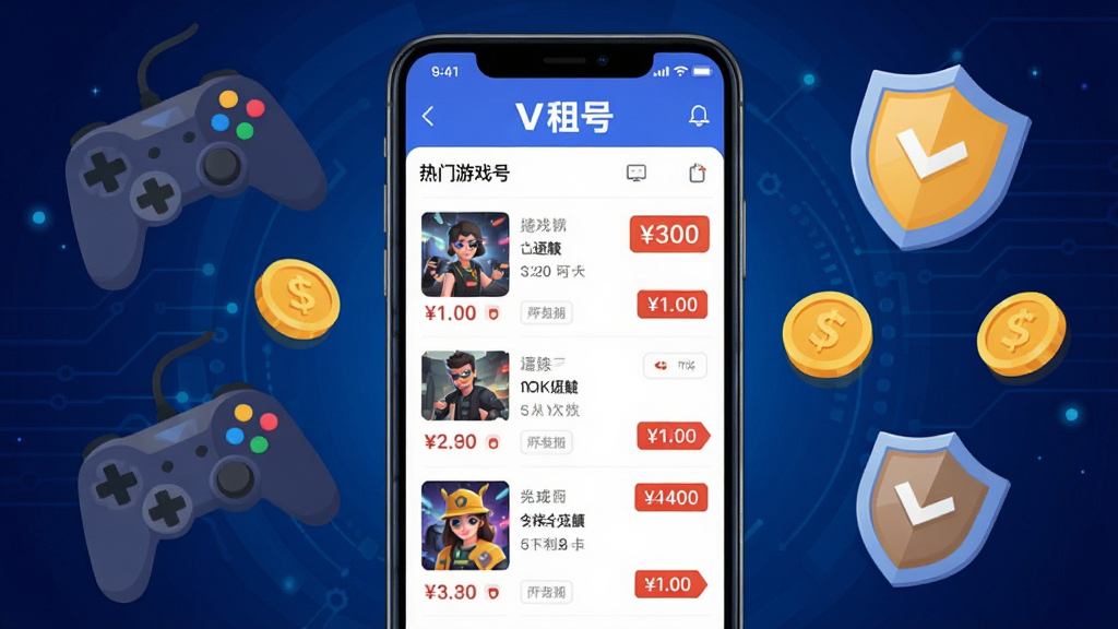 ��������չʾ��V��š�APP����ȫò������Ϊ����ɫ�Ƽ��н��䣬�ֻ���Ļ��������ʾ������Ϸ����б���۸��ǩ����Χ��������Ϸ�ֱ�����ҡ����Ƶ�ͼ��Ԫ�أ����岼�ֱ��������ƫ���ƽ����ƣ�ϸ�ڷḻ�����ʸ��壬�ɾ����޶���Ԫ��