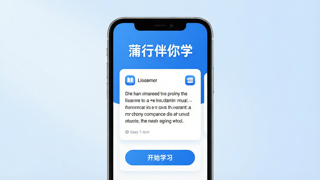 ���壺���а���ѧAPP����չʾ��һ�������ֻ���Ļ��ʾ���������棬�Ϸ��С����а���ѧ��Ʒ������������������Ϊ��ɫ�����м���һƪӢ��ʱ���Ķ���Ƭ���·��С���ʼѧϰ����ť�����֣��ֻ����У�����Ϊ����ɫ���䣬������͡��Ű棺���������ͻ���������ơ�����ִ������Ƽ��磬����ͨ͸��ϸ�ڣ���Ļ�����������ɶ���ͼ��Բ�󡣻��ʣ�������Ⱦ���ɾ��޶���Ԫ�ء�