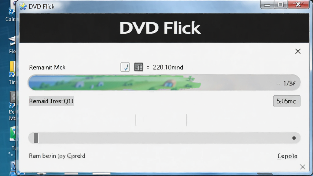 һ��չʾDVD Flick����������Ƚ����ͼƬ����������ʾ��������ʣ��ʱ�䣬��������