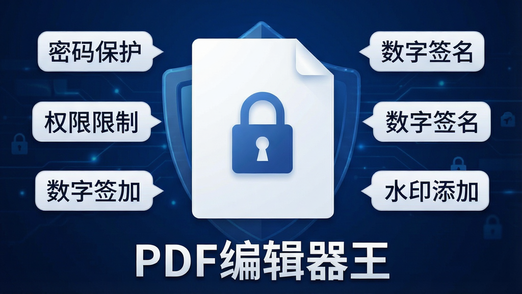 һ��չʾPDF�༭������ȫ���ܹ��ܵĻ��棬����������һ����������ͼ���PDF�ĵ�����Χ�����š����뱣������Ȩ�����ơ�������ǩ������ˮӡ���ӡ������ֱ�ǩ������Ϊ����ɫ����ͻ����ȫ�У������·��С�PDF�༭�������������������רҵ��ϸ�ھ��£������������޶���Ԫ��