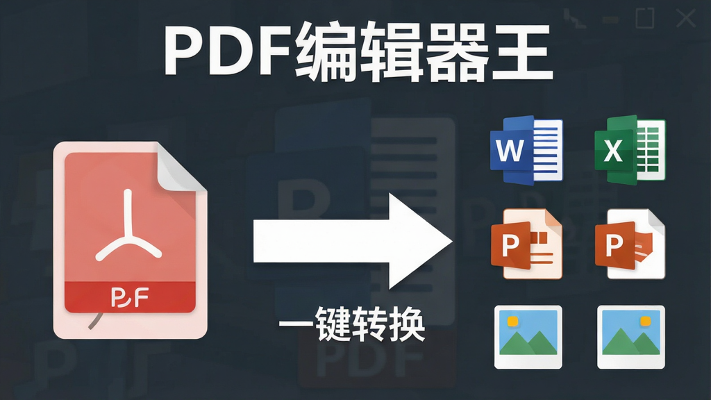 һ�ű���PDF�༭������ʽת�����ܵ�ʾ��ͼ�����������PDF�ļ�ͼ�꣬�Ҳ���Word��Excel��PPT��ͼƬ�ȶ��ָ�ʽͼ�꣬�м��м�ͷ���ӣ���ͷ�·���ע��һ��ת���������涥���С�PDF�༭�������������ƣ�������ñ�ƽ��ͼ���񣬲��ֹ�������ɫ��ˬ�����ʸɾ����޶���Ԫ��