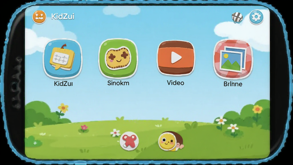 KidZui��ͯ������������ͼ��չʾɫ�����޵Ŀ�ͨ�����ҳ������ѧϰ����Ϸ����Ƶ��ͼƬ�ȷ���ͼ�꣬���沼���������ʺ϶�ͯ�����������������ɾ����࣬�޶���Ԫ��