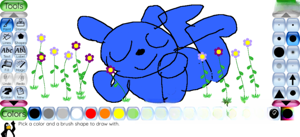 Tux Paint��ͯ�滭������ͼ