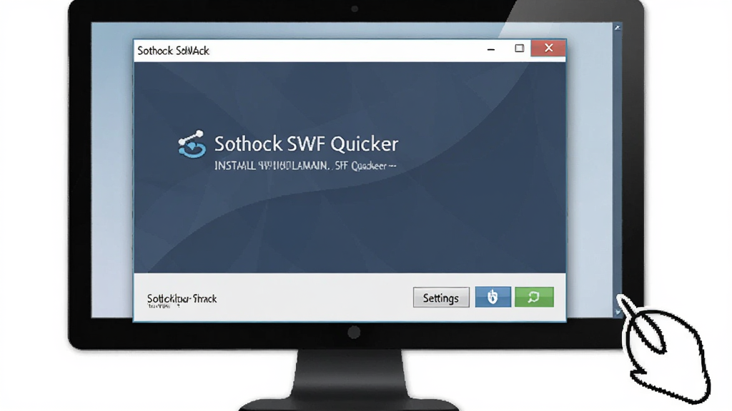 һ��չʾ Sothink SWF Quicker ��װ�����ý����ͼƬ��������������װ�򵼴�����ʾ�ڵ�����Ļ�ϣ��Ա����û���������ʾ�⣬����ɾ����࣬��������񣬻����������޶���Ԫ��