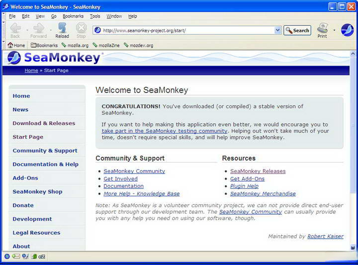 SeaMonkey�������ͼ