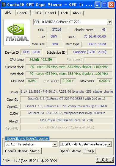 GPU Caps Viewer �Կ���⹤�� ���ܽ��� ��׿��