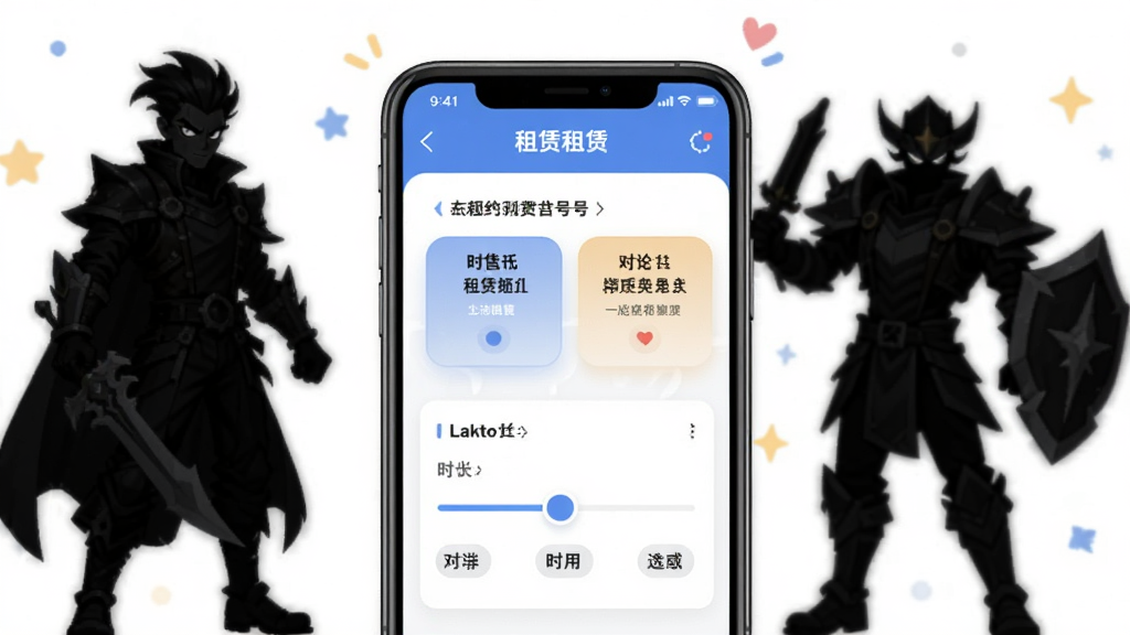 һ��չʾ�к����˺����޹��ܵĽ���ͼ���������ֻ���Ļ��ʾ����ѡ���ʱ��ѡ�񻬿飬��������Ϸ��ɫ��Ӱװ�Σ�������ɻ��ã������������޶���Ԫ��