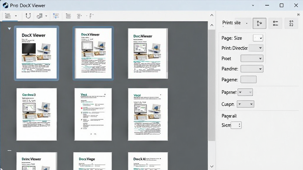 DocX Viewer�Ĵ�ӡԤ�����棬�����ʾ�ĵ�����ͼ���Ҳ��Ǵ�ӡ������壬����ֽ�Ŵ�С����ӡ����ҳ�߾��ѡ�������רҵ�����ã����ʸɾ����޶���Ԫ��