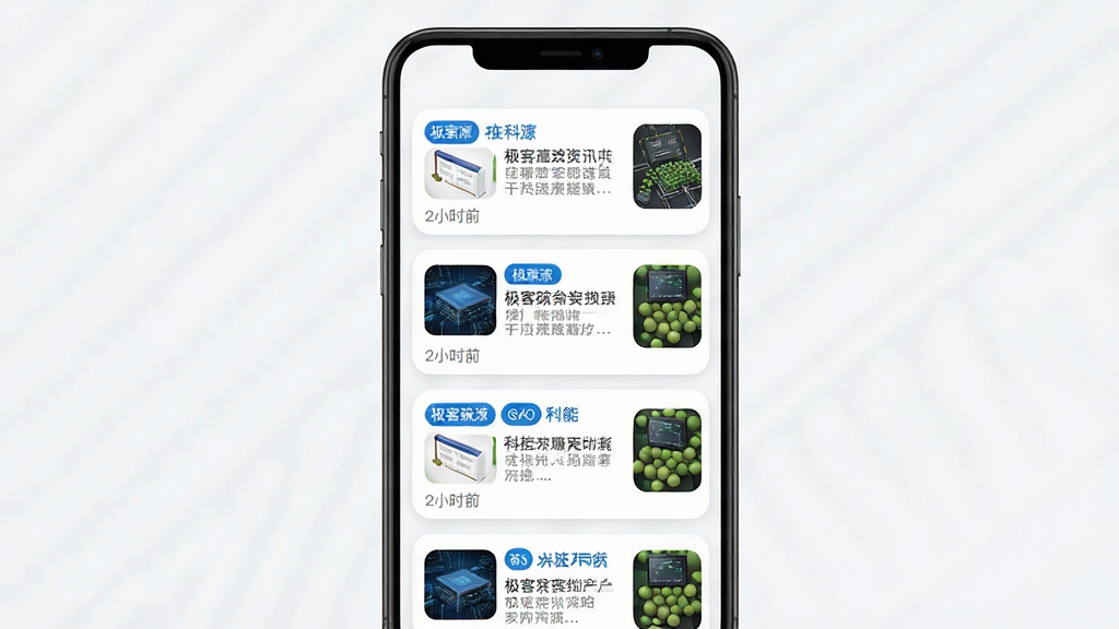 �����㶹��Ѷ�ۺϹ���չʾ������Ϊ�ֻ������ж����Ƽ����ſ�Ƭ�������У���Ƭ������Դ��ǩ�뷢��ʱ�䣬����Ϊ���½ṹ���Ű����룬���Ϊ��Լ�Ƽ��磬ϸ�ڰ�����ɫ���⡢��ɫ�������֡�����ͼԲ�Ǵ����������������ɾ����޶���Ԫ��