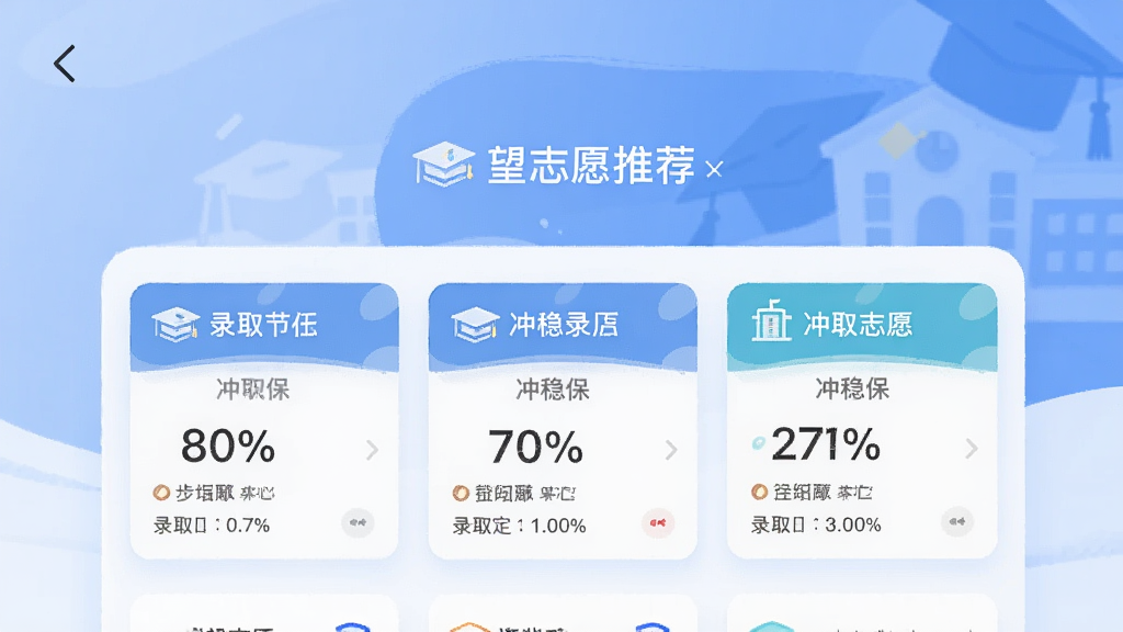 һ���ֻ�APP��ͼ���Ĳ廭����������������־Ը�������Ƽ����棬��ʾ���ȱ�����ԺУ��Ƭ����Ƭ����¼ȡ���ʰٷֱȣ���������͵Ľ��������䣬����ƽ�������ʸɾ�����