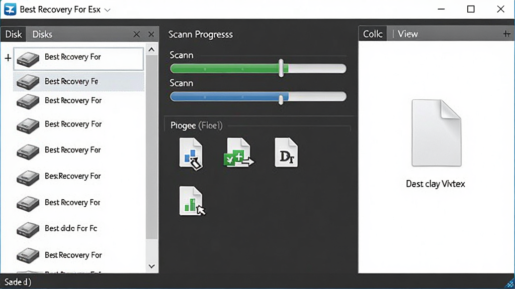 һ��չʾ Best Recovery For Esx ���������ͼƬ������Ϊ���������ڣ�����Ϊ�������б����м�ɨ����ȡ��Ҳ��ļ�Ԥ�����Ű��������������Ϊרҵ�����������ϸ�ڰ�������ͼ�ꡢ���������ļ�����ͼ�꣬���ʸ��壬�ɾ����޶���Ԫ��