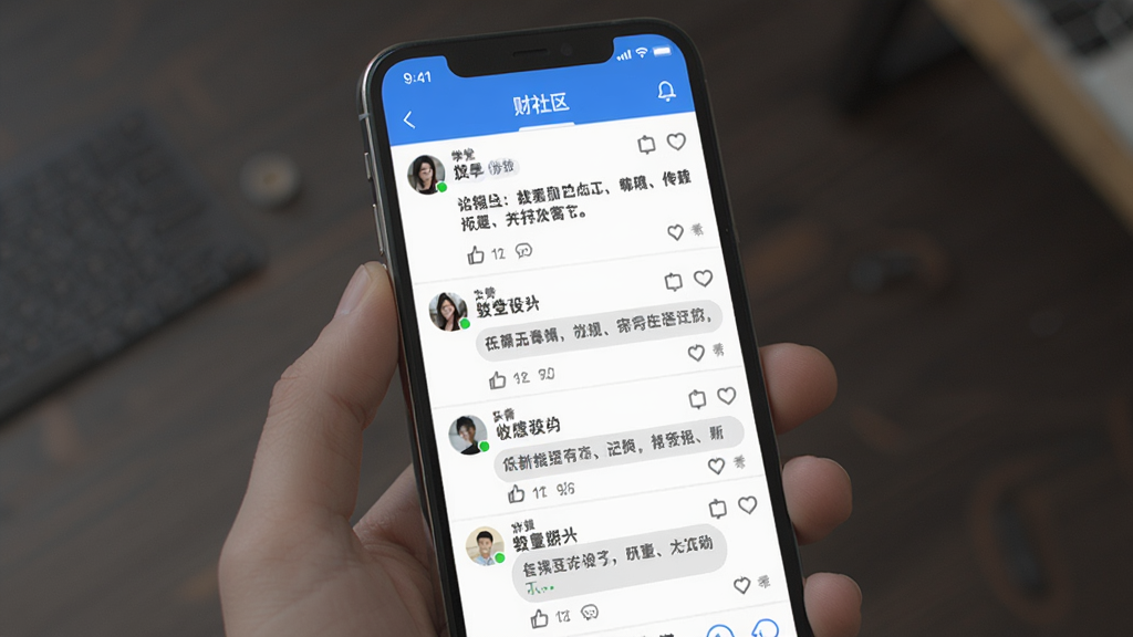 һ��չʾ��ѧ��App��������ҳ���ͼƬ������Ϊ�ֻ���Ļ��ʾ�����б���������������Ϊ���������Ϣ�����Ű����������Ϊ�罻�����磬ϸ�ڰ����û�ͷ���������ݡ���������ͼ�꣬���ʸ��壬�ɾ����޶���Ԫ�ء�