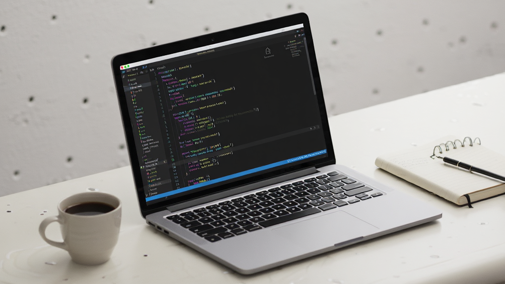 Python��̽���ʾ��ͼ������������һ̨�򿪵ıʼǱ����ԣ���Ļ����ʾ�Ų�ɫ������Python����༭�����棬�����������ɼ��������Է���һ�����Ⱥ�һ���ʼǱ�������Ϊб���ӽǣ�������¼�Լ��ϸ�ڷḻ�����ʸ��壬�ɾ��޶���Ԫ��