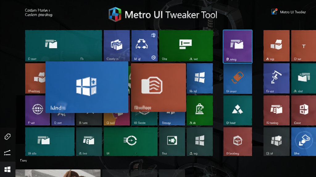 һ��չʾ Windows ��ʼ��Ļ��������Ч����ͼƬ�������п�ʼ��Ļ���в�ͬ��С����ɫ�Ĵ����������У����ִ������Ŵ�ͻ����ʾ������ΪС�ߴ�ͼ�꣬����Ϊ��ɫ���⣬������ɫ���ޣ������д��� 