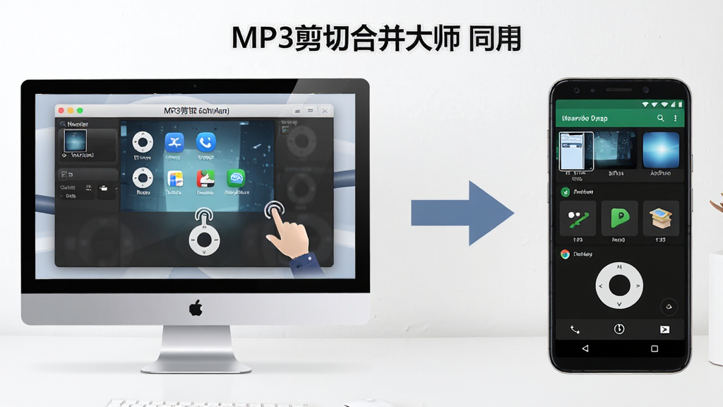 һ��չʾMP3���кϲ���ʦ�ڵ��Ժ��ֻ�˫��ʹ�õ�ͼƬ����������ǵ�����Ļ��ʾ�������棬�Ҳ����ֻ���Ļ��ʾ��׿����棬�м��м�ͷ��ʾ����ͬ��������Ϊ�ɾ��İ�ɫ���棬���Ϊ�Ա�չʾ�磬ϸ�ڰ����豸�߿�����ͼ�ꡢ��������ʾ�⣬������������ͼƽ�⣬�޶���Ԫ��