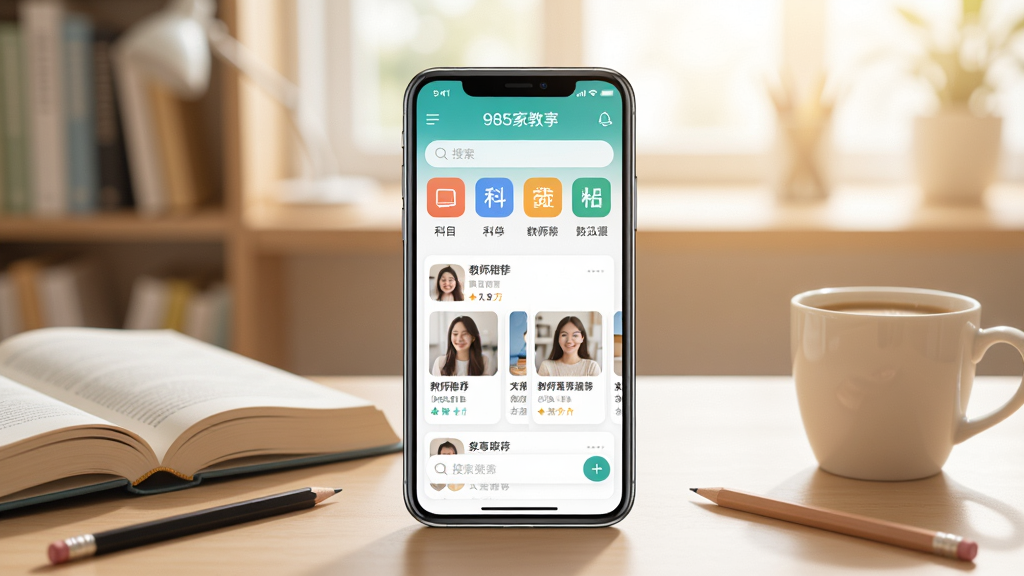 һ��չʾ985�ҽ��ֻ�Ӧ���������ͼƬ�������������ֻ���Ļ����Ļ����ʾ985�ҽ�APP����ҳ��������Ŀ����ͼ�ꡢ��ʦ�Ƽ���Ƭ���������ֻ���Χɢ�����鱾��Ǧ�ʺͿ��ȱ�����������ů�������鷿�����������������£�ϸ�ڷḻ�������������ɾ��޶���Ԫ��