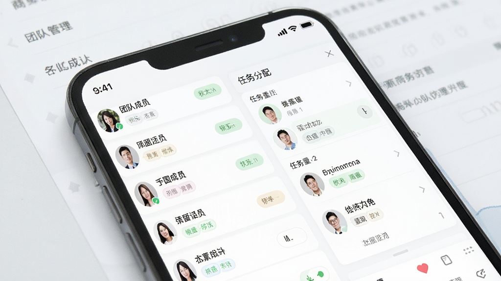 �̵������Ŷ�Эͬ�������棬�������ֻ���Ļ��ʾ�Ŷӳ�Ա�б������������壬ͷ����״̬��ǩ���������Ϊ��ˬ���ŷ磬ϸ�����������ʸɾ����޶���Ԫ��
