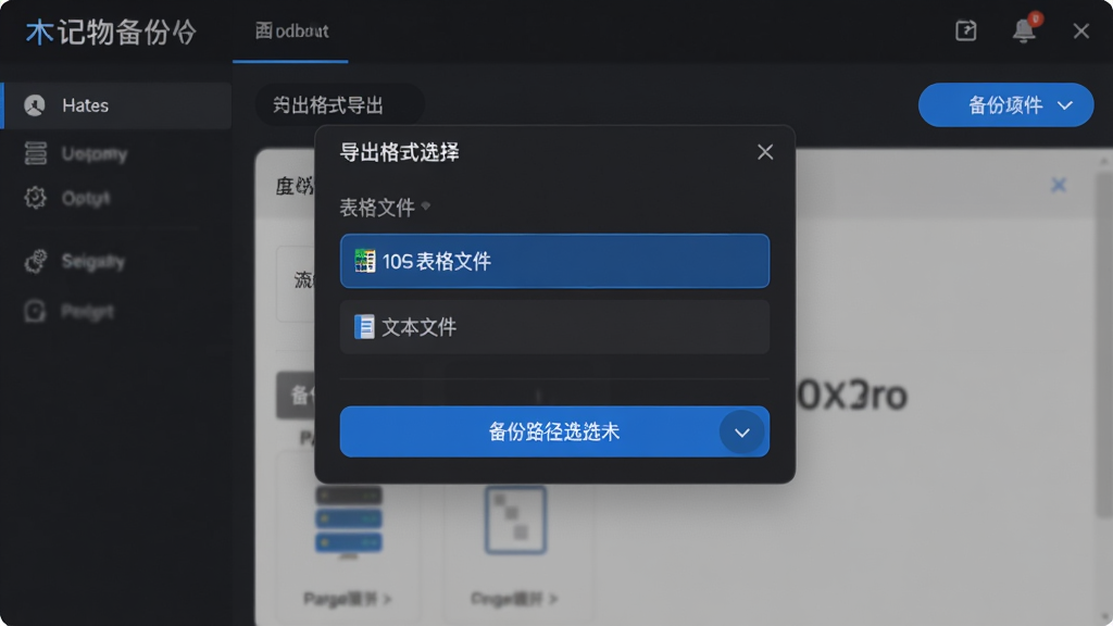 һľ�������ݱ����뵼������չʾͼ����������ʾ������ʽѡ�񵯴���ѡ����������ļ����ı��ļ����·��б���·��ѡ��ť�����������ɫģʽ����ťʹ����ɫ���������������רҵ�������������޶���Ԫ��