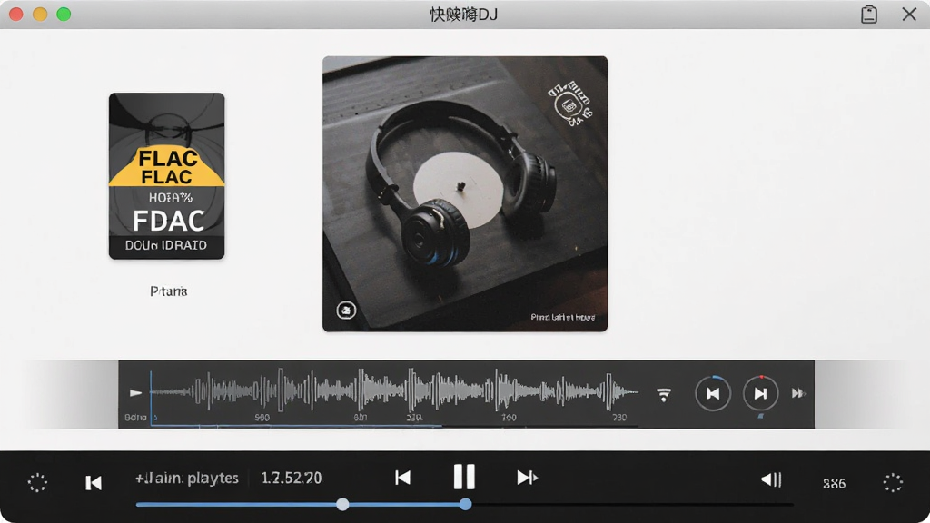 ����DJ�����������������ֳ���������Ϊ�������Ž�����ʾFLAC��ʽ��ʶ���������ֵ������Ϊ����ר������ӵײ���ʽ��Ϣ�����Ű��࣬���߶���Ƶ��������ϸ�ڰ�������ͼ��������ʾ�����Ž����������ʸ��壬�ɾ��޶���Ԫ��