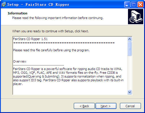 FairStars CD RipperCD��Ƶץȡ���߽�ͼ