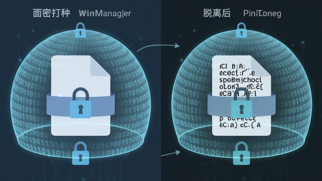 ΪWinManager�ĵ���ȫ����ϵͳ����һ��͸�����ܹ��ܵ�ʾ��ͼ������������һ���ļ�ͼ�걻һ�㵭��ɫ��͸���������ְ�������������������ϸ�ܵĶ����ƴ��롣���ֲ������ҶԱ���ʽ�������ʾ�����򿪵��ļ����Ҳ���ʾ���뻷�����ļ���ʾΪ���롣���Ϊ��ƽ���Ƽ��磬ϸ���������ִ������۵��Ӿ�Ԫ�ء������������ɾ����޶���Ԫ�ء�