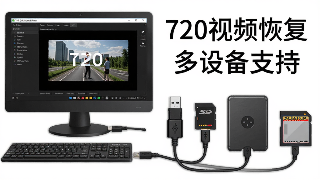 һ��չʾ720��Ƶ�ָ��豸����������ͼƬ������Ϊ�������Ӷ��ִ洢�豸�ĳ���������Ϊ�����ԡ��Ҳ���������U�̡�SD�����ƶ�Ӳ�̡�����洢�����Ű�Ϊ�������У����Ϊдʵ�廭�磬ϸ�ڰ������豸�������º�720��Ƶ�ָ��������棬����Ϊ���壬�ɾ��޶���Ԫ�أ�������������ʾ