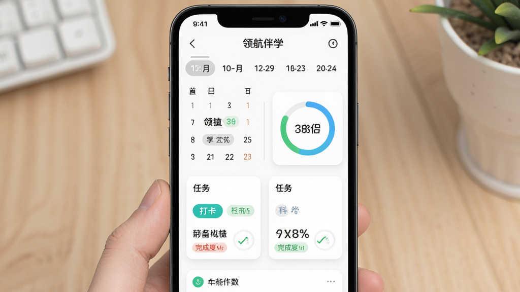 ���캽��ѧ������ѧϰ�ƻ����ƽ��棬����Ϊ�ֻ���Ļչʾ����ʽ�����嵥�����Բ��������Ϊ�Ϸ�����ѡ���·�����Ƭ���Ű�������������¼�Լ��ϸ�ڰ����򿨰�ť����Ŀ��ǩ����ɶȰٷֱȣ����ʸ��壬�ɾ����޶���Ԫ��