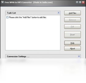 Jodix Free WMA to MP3 Converter 操作界面 安卓版