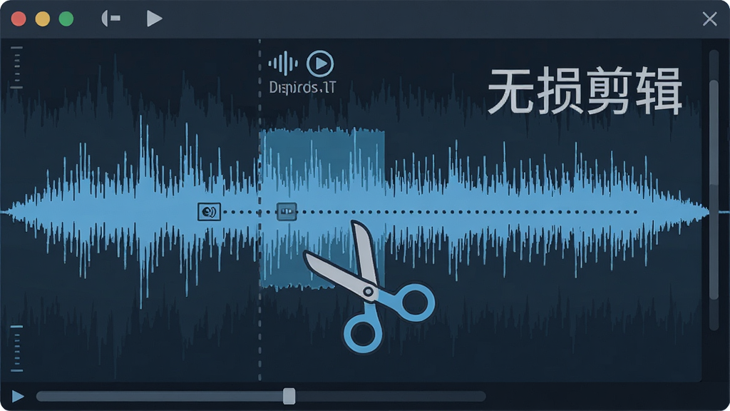 mp3DirectCut�����������ʾ��ͼ����������Ϊһ����������Ƶ���Σ���������һ������ͼ�����ڼ���Ƭ�Σ��Ա���ʾ���������������������Ϊ����ͼ�����Ϊ��ƽ���Ƽ��廭��ϸ�ڰ��������������������ߡ����ʱ�ʶ�������������ɾ����޶���Ԫ��