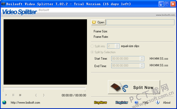 Boilsoft Video Splitter 分割操作界面截图 安卓版